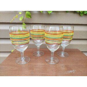 4 HLC Fiesta 7 1/8" Mamba Iced Tea Stems 16 fl oz
